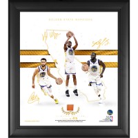 Golden State Warriors Authentic Framed 15 x 17 Franchise Foundations Collage with a Piece of Game Used Basketball - Limited Edition of 415