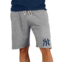 Шорты New York Yankees Concepts Sport Gray Mainstream Terry
