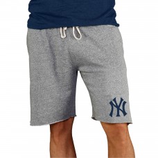 Шорты New York Yankees Concepts Sport Gray Mainstream Terry
