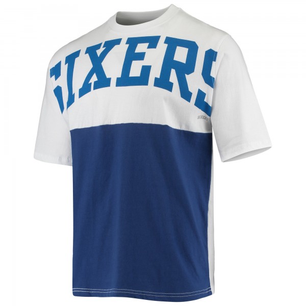 Футболка Joel Embiid Philadelphia 76ers Yoke - White