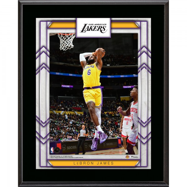 Los Angeles Lakers Lebron James Fanatics Authentic 10.5 x 13 Sublimated Player Plaque