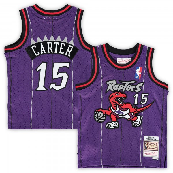 Малышам Toronto Raptors Vince Carter Mitchell & Ness Purple 1998/99 Hardwood Classics Retired Player Jersey