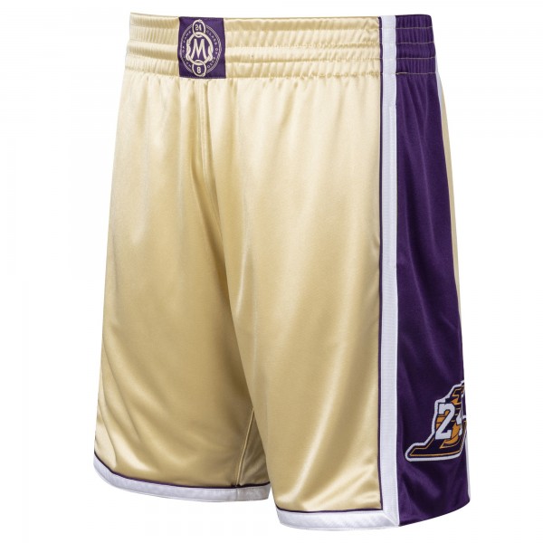 Шорты Kobe Bryant Los Angeles Lakers Mitchell & Ness Hall of Fame Class of 2020 Authentic Hardwood Classics - Gold - спортивная одежда НБА