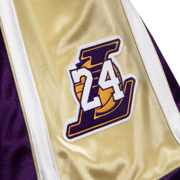 Шорты Kobe Bryant Los Angeles Lakers Mitchell & Ness Hall of Fame Class of 2020 Authentic Hardwood Classics - Purple - спортивная одежда НБА