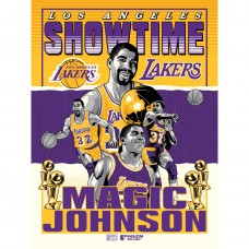 Los Angeles Lakers Magic Johnson Phenom Gallery Limited Edition 18 x 24 Showtime Serigraph Poster Art Print