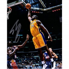 Autographed Los Angeles Lakers Shaquille ONeal Fanatics Authentic 8 x 10 Dunk vs. Houston Rockets Photograph
