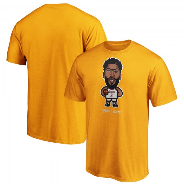 Футболка Anthony Davis Los Angeles Lakers 2020 NBA Playoffs Star Player - Gold