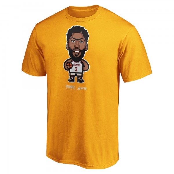 Футболка Anthony Davis Los Angeles Lakers 2020 NBA Playoffs Star Player - Gold