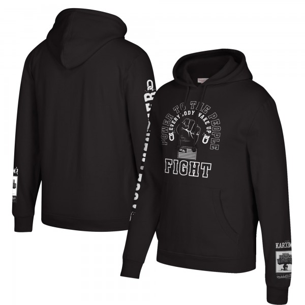 Толстовка Kareem Abdul-Jabbar Mitchell & Ness Social Justice Warrior Together - Black