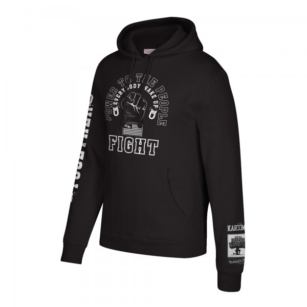 Толстовка Kareem Abdul-Jabbar Mitchell & Ness Social Justice Warrior Together - Black