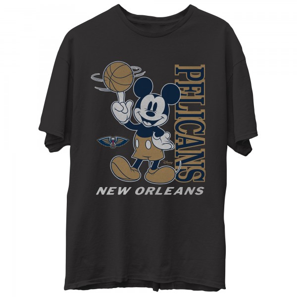 Футболка New Orleans Pelicans Junk Food Disney Vintage Mickey Baller - Black