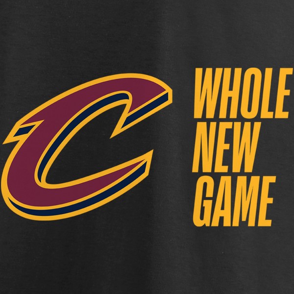 Cleveland Cavaliers Black Whole New Game Team T-Shirt