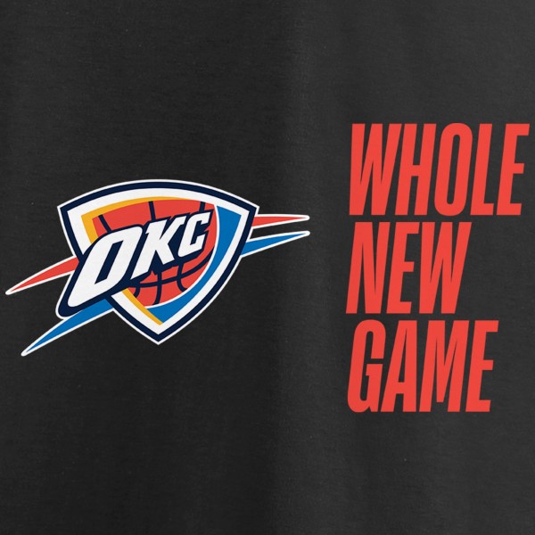 Футболка Oklahoma City Thunder Black Whole New Game Team