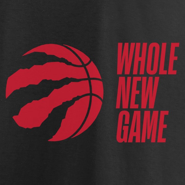 Toronto Raptors Black Whole New Game Team T-Shirt