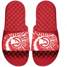 Atlanta Hawks ISlide Tie Dye Slide Sandals - Red