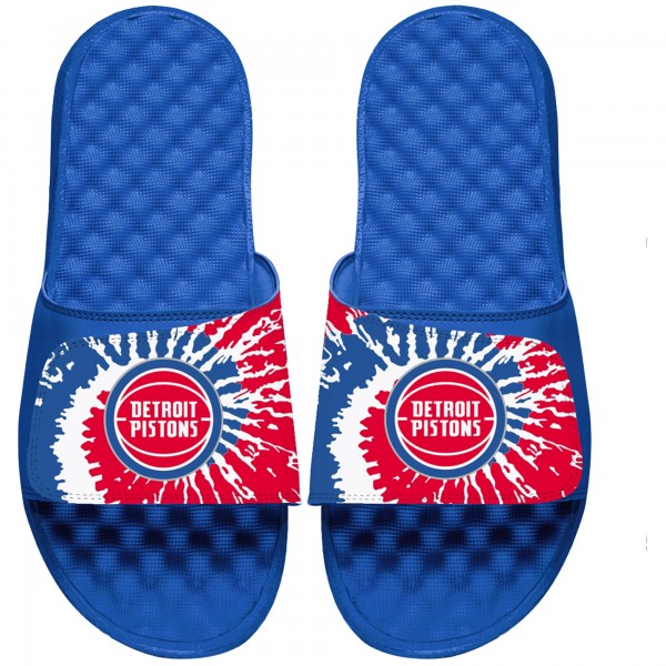 Шлепки Detroit Pistons ISlide Tie Dye - Blue
