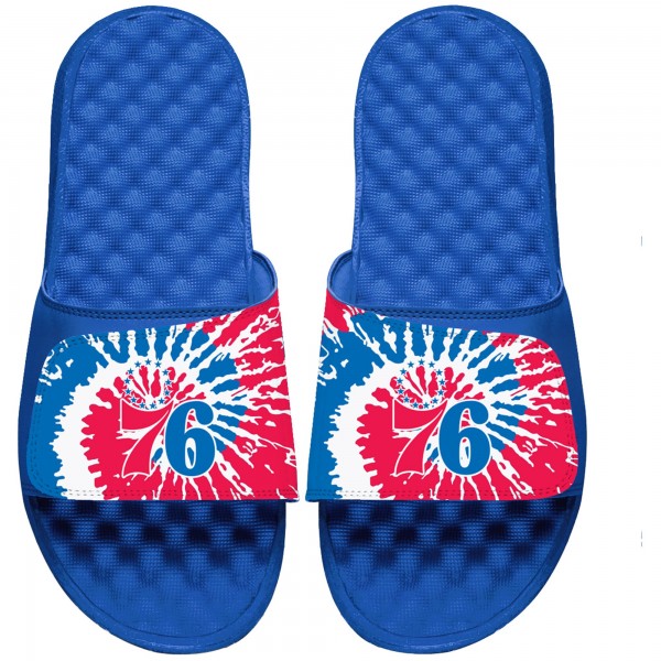 Шлепки Philadelphia 76ers ISlide Tie Dye - Royal