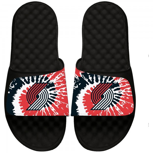 Шлепки Portland Trail Blazers ISlide Tie Dye - Black
