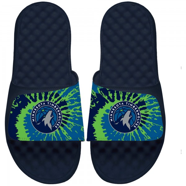 Детские шлепки Minnesota Timberwolves ISlide Tie Dye - Navy