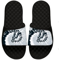 Детские шлепки San Antonio Spurs ISlide Tie Dye - Black