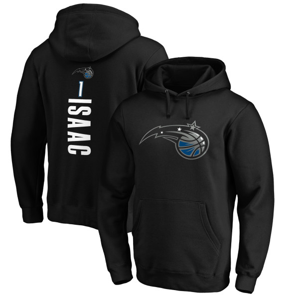 Orlando Magic Jonathan Isaac Black Playmaker Name & Number Pullover Hoodie