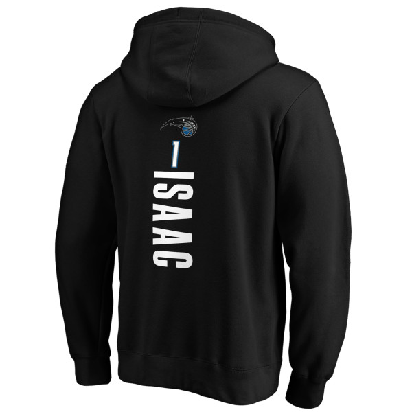 Orlando Magic Jonathan Isaac Black Playmaker Name & Number Pullover Hoodie