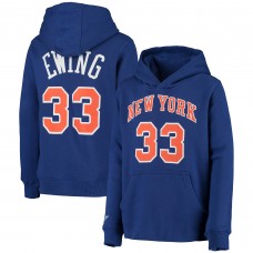 Детская толстовка Patrick Ewing New York Knicks Mitchell & Ness Hardwood Classics - Blue
