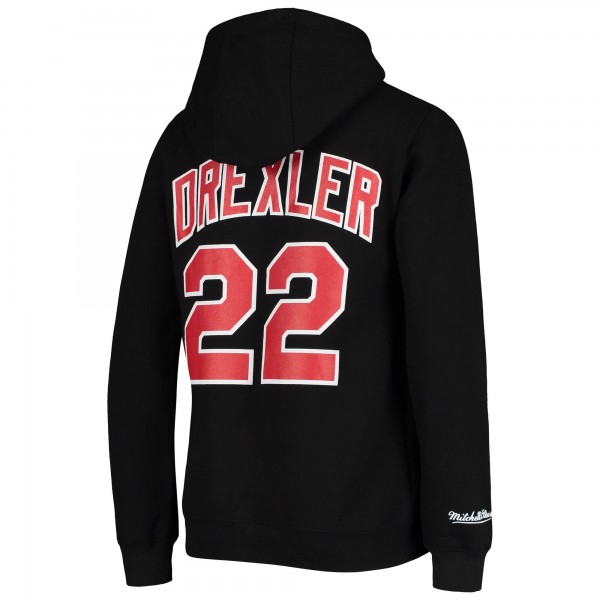 Детская толстовка Clyde Drexler Portland Trail Blazers Mitchell & Ness Hardwood Classics - Black