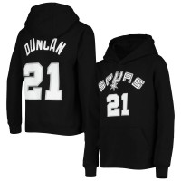 Детская толстовка Tim Duncan San Antonio Spurs Mitchell & Ness Hardwood Classics - Black