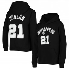 Детская толстовка Tim Duncan San Antonio Spurs Mitchell & Ness Hardwood Classics - Black