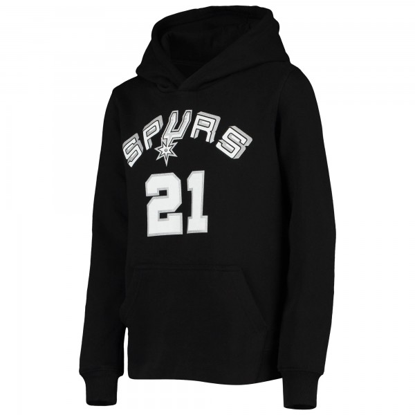 Детская толстовка Tim Duncan San Antonio Spurs Mitchell & Ness Hardwood Classics - Black