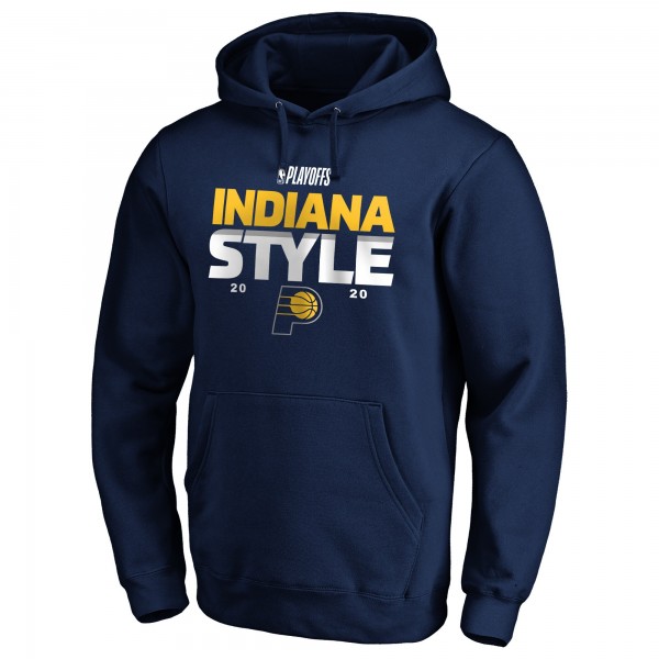 Толстовка с капюшоном Indiana Pacers 2020 NBA Playoffs Bound Tip Off - Navy - фирменная одежда NBA
