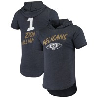 Футболка с капюшоном Zion Williamson New Orleans Pelicans - Heathered Navy