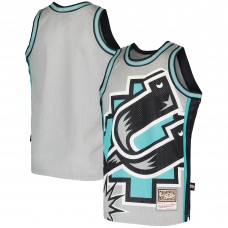 Детская игровая майка San Antonio Spurs Mitchell & Ness Hardwood Classics Big Face 2.0 - Gray