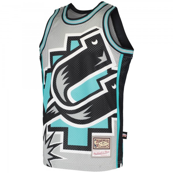 Детская игровая майка San Antonio Spurs Mitchell & Ness Hardwood Classics Big Face 2.0 - Gray - баскетбольная джерси NBA
