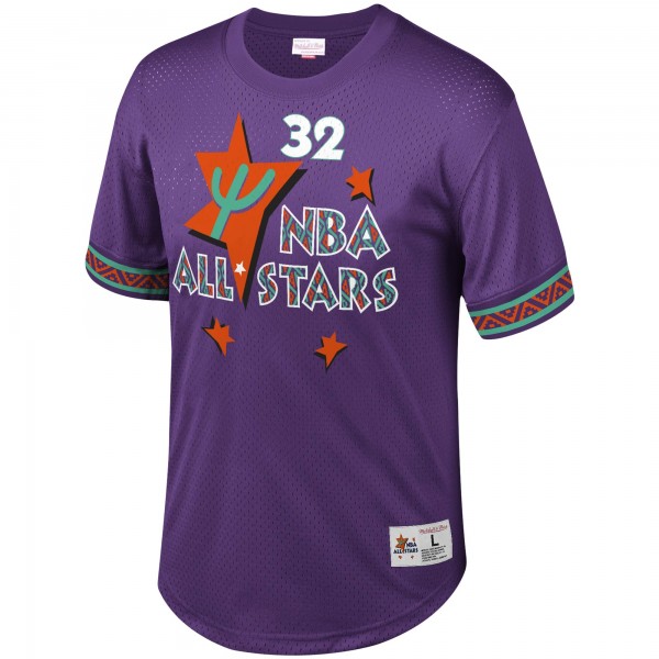 Футболка Shaquille ONeal NBA Mitchell & Ness Mesh - Purple