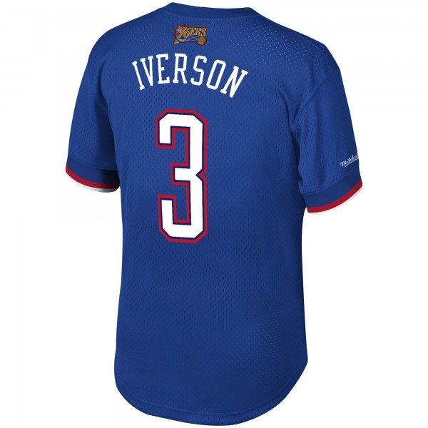 Футболка Allen Iverson NBA Mitchell & Ness Mesh - Royal