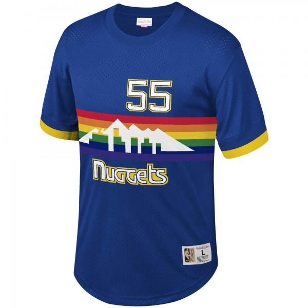 Футболка Dikembe Mutombo Denver Nuggets Mitchell & Ness Mesh - Royal