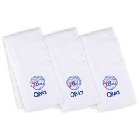 3 именных салфетки - слюнявчика Philadelphia 76ers Infant - White