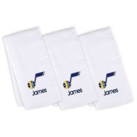 3 именных салфетки - слюнявчика Utah Jazz Infant - White