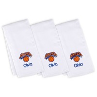 3 именных салфетки - слюнявчика New York Knicks Infant - White