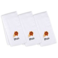 3 именных салфетки - слюнявчика Phoenix Suns Infant - White