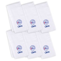 6 именных салфеток - слюнявчика Philadelphia 76ers Infant - White