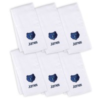 6 именных салфеток - слюнявчика Memphis Grizzlies Infant - White