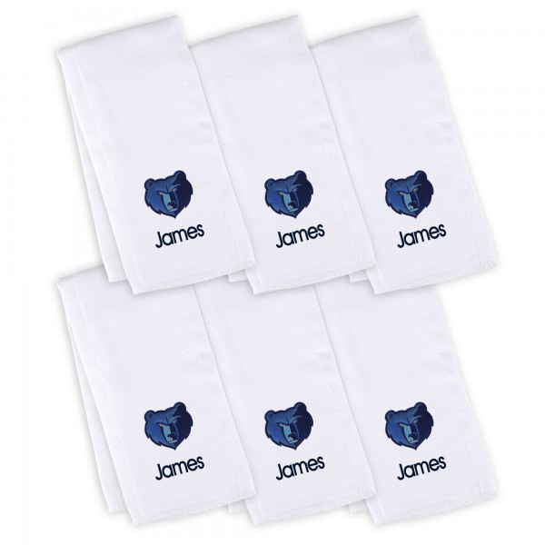 6 именных салфеток - слюнявчика Memphis Grizzlies Infant - White
