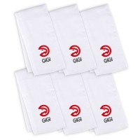6 именных салфеток - слюнявчика Atlanta Hawks Infant - White