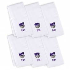 6 именных салфеток - слюнявчика Sacramento Kings Infant - White