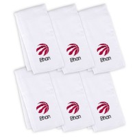 6 именных салфеток - слюнявчика Toronto Raptors Infant - White