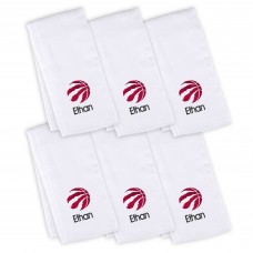 6 именных салфеток - слюнявчика Toronto Raptors Infant - White