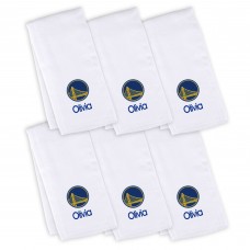 Golden State Warriors Infant Personalized Burp Cloth 6-Pack - White